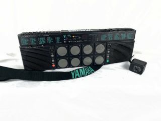 Yamaha Dd - 10 Vtg Drum Bank Machine Digital Percussion W Power Adapter And Straps