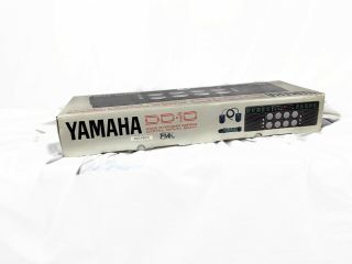 YAMAHA DD - 10 Vtg Drum Bank Machine Digital Percussion w Power Adapter and Straps 4
