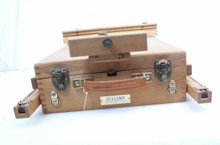 Vintage Jullian Half Box French Portable Easel Solid 2