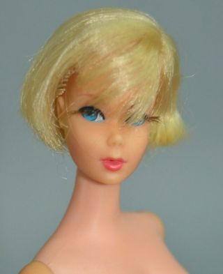Vintage / Mod Barbie Blonde Tnt Hair Fair Doll