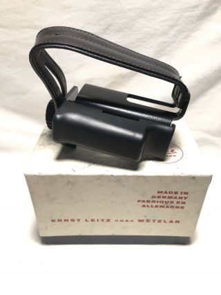Rare Boxed Leicaflex Motor Drive Grip Leica Leitz Sl Sl2 Mot Vintage R M Exc,