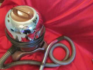 VINTAGE REXAIR RAINBOW VACUUM CLEANER CANNISTER ROLLING BASE & ACCESSORIES 6