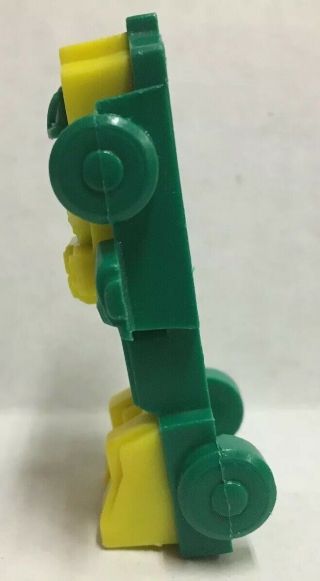 Vtg 1985 G1 Transformers BRAWN McDonald ' s Happy Meal Toy Green/Yellow Limited Ed 2