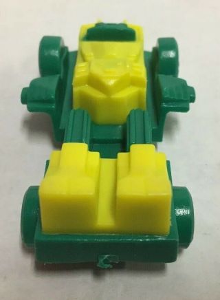 Vtg 1985 G1 Transformers BRAWN McDonald ' s Happy Meal Toy Green/Yellow Limited Ed 6