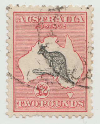 Kangaroo Stamps: £2 Black And Rose Cofa Watermark Not Hinged Sg138 Cv$1200 Rare