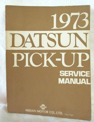 Vintage Datsun Model 521 & 3 Pick - Up Service Manuals & 3 Service Bulletins 6