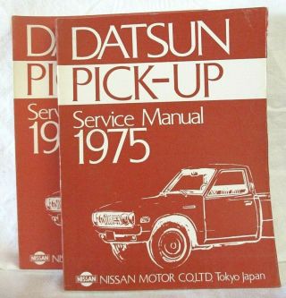 Vintage Datsun Model 521 & 3 Pick - Up Service Manuals & 3 Service Bulletins 7