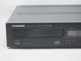 PIONEER PD - 4050 Vintage CD Player Single Player Great 3