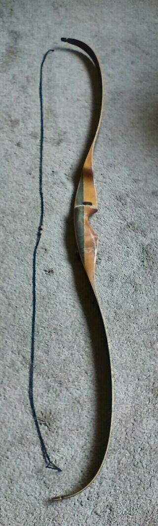 Vintage Bear Grizzly Recurve Bow 45 53 1\2 Long