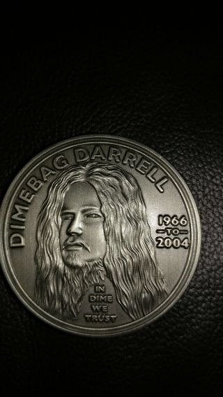 Dimebag Darrell Extremely Rare Coin,  Pantera,  Slayer,  Metallica,  Danzig,  Kiss