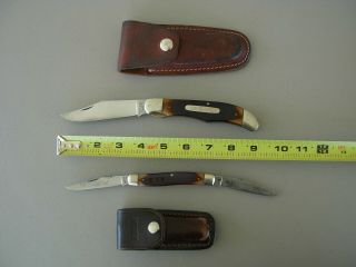 Vintage Schrade - Walden Old Timer 1250t Knife / Schrade 770t Folding Knife