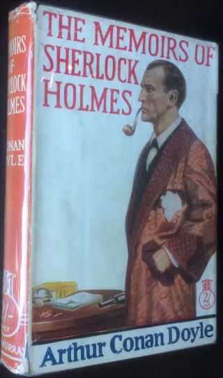 The Memoirs Of Sherlock Holmes A Conan Doyle Vintage Old 1930 