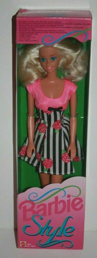Mattel Barbie Style 1993 Rare Zellers Exclusive Canada Release 10804 10974