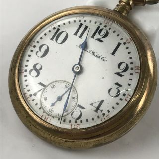 Illinois Watch Co.  Springfield 17 Jewel Pocket Watch 18s 20 Years Case,  C 1915 7
