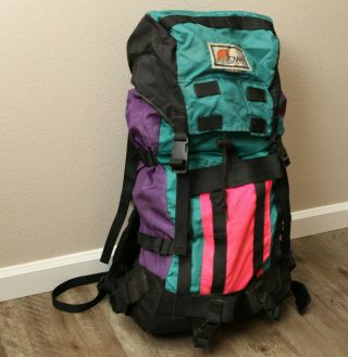 Vintage Lowe Alpine System Cloudwalker Ii 2 Hiking Outdoor Backpack Back Pack