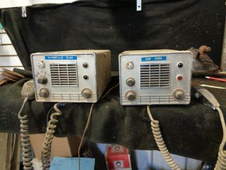 Vintage Johnson Messenger Viking 5 Channel Cb Ham Radio Transmitter Receivers