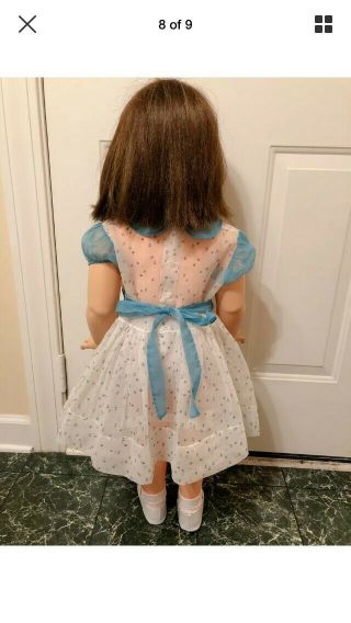 Vintage IDEAL Doll Patti Playpal Play Pal 1960s marked Ideal G - 35 Brunette 2