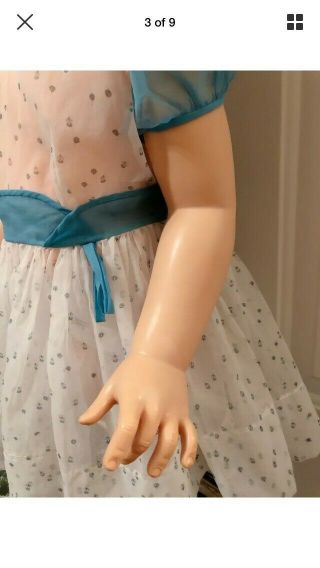 Vintage IDEAL Doll Patti Playpal Play Pal 1960s marked Ideal G - 35 Brunette 3