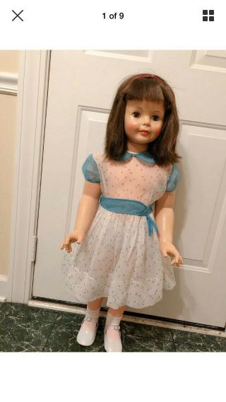 Vintage IDEAL Doll Patti Playpal Play Pal 1960s marked Ideal G - 35 Brunette 7
