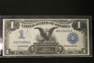 Rare Sig.  Napier Mcclung Black Eagle $1 Dollar 1899 Silver Certificate Fr230