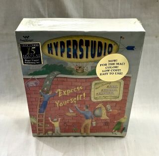 Vintage Hyperstudio For Apple Macintosh (mac) & Iigs Computer