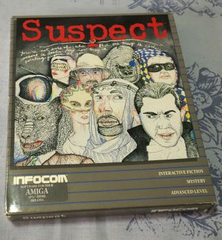 Suspect - Vintage Infocom Game For Amiga