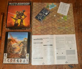 Battledroids A Game Of Armored Combat Box Set - 1984 - Fasa - Battletech - Rare