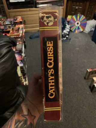 Cathy’s Curse VHS Planet Video Continental Rare Gore Big Box Horror 2