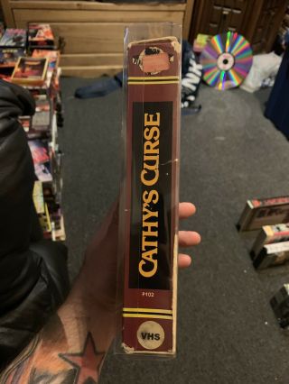 Cathy’s Curse VHS Planet Video Continental Rare Gore Big Box Horror 3