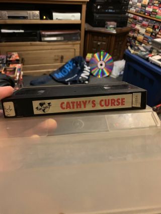 Cathy’s Curse VHS Planet Video Continental Rare Gore Big Box Horror 7