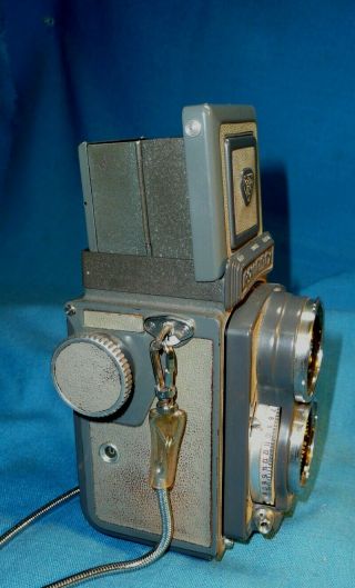 Vintage 1959 Rolleiflex Grey Baby Xenar 1:3.  5/60 Heidosmat Ser 2.  010.  523 4