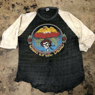 Vintage 1970’s Grateful Dead Two - Sided Tee Shirt - - Stanley Mouse