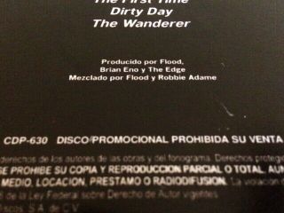 U2: Zooropa - Ultra Rare Mexico PolyGram Promo Sampler CD - Cat No: CDP - 630 5