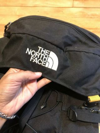 Vtg The North Face Patrol Pack Yellow/Black Backpacking Daypack Camp Hiking 3