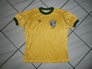 Vintage 1982 - 1985 Brazil Home Shirt Topper Size L