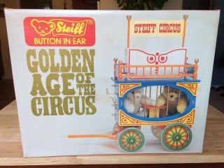 Vintage Steiff Golden Age of the Circus Train with 2 Dicky Bears 2
