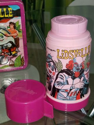 Vintage 1971 Sid & Marty Krofft Metal Lidsville lunch box and thermos 8