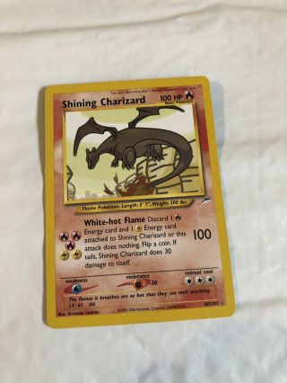 Shining Charizard 107/105 Triple Star Foil Ultra Rare Neo Destiny Pokemon Card