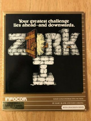 Zork I (zork 1),  Infocom (apple Ii) Rare Vintage Floppy Disk - &
