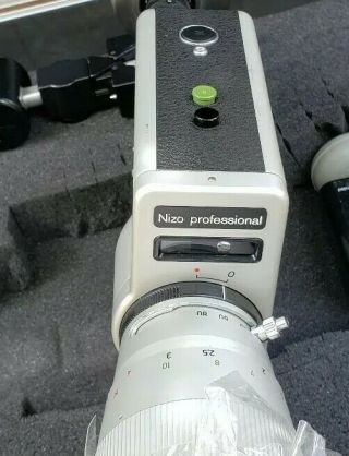 Rare Braun Nizo Professional Variogon 1.  8 7 - 80mm Schneider Zoom