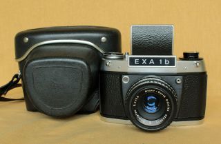 Exa 1b small vintage German SRL Ihagee camera M42 CLA Meyer Domiplan 3