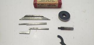 Vintage Starrett No.  453 Toolmakers Square with Box 6