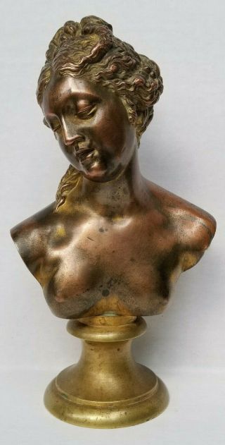 Vintage Bronze/ Brass? Woman Statue
