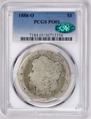 1888 - O Morgan Silver Dollar Pcgs Po01 Cac Pcgs Pop 13 Cac Pop 2 Rare Cac
