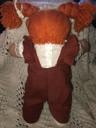 1985 CABBAGE PATCH KIDS JESMAR Doll Pacifier/Dimples/Glasses/Red Hair/Freckles 2