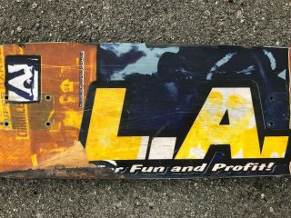 1992 Acme LA Fun and Profit Slick Skateboard deck vintage rare 3