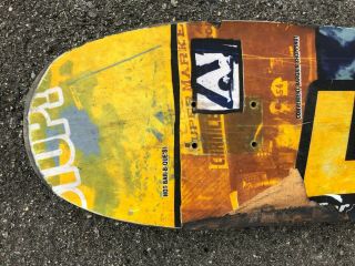 1992 Acme LA Fun and Profit Slick Skateboard deck vintage rare 4