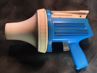 1960s Vintage Wham - O Airblaster Toy Ray Gun Style - Blue & White - Still