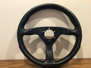 Rare Leather Momo Typ V35 Steering Wheel 350mm From Italy Kba 70068 9 - 1990