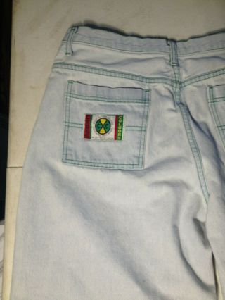 Cross Colours B - Boys Vintage Hip Hop Jeans Men ' s size 36 with Sticker 8